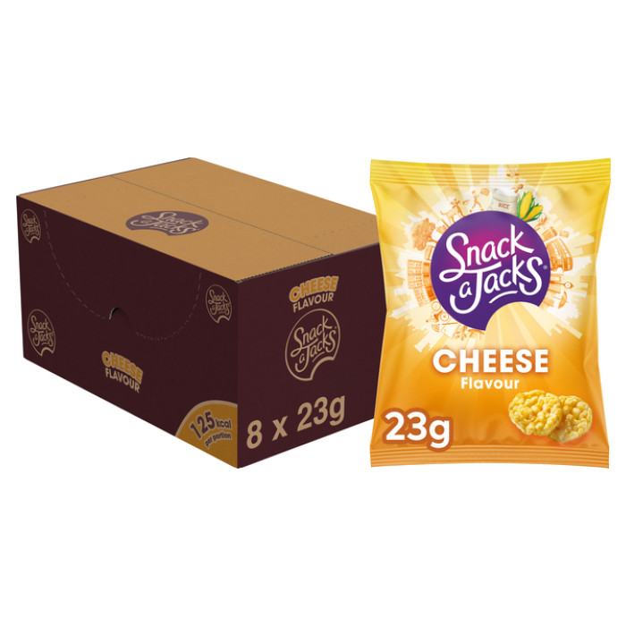 Mini rijstwafels Snack-a-Jacks cheese