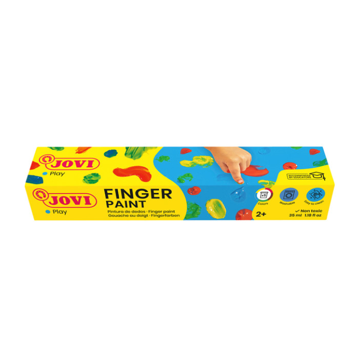 Vingerverf Jovi 35ml assorti set à 5 potjes