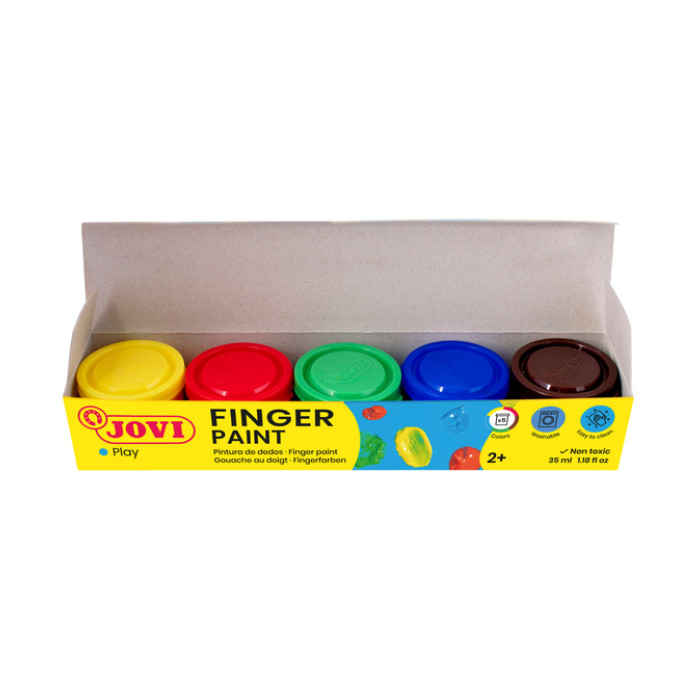 Vingerverf Jovi 35ml assorti set à 5 potjes