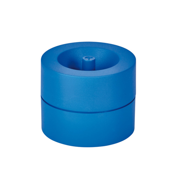 Papercliphouder MAULpro magnetisch recycled Ø73x60mm blauw