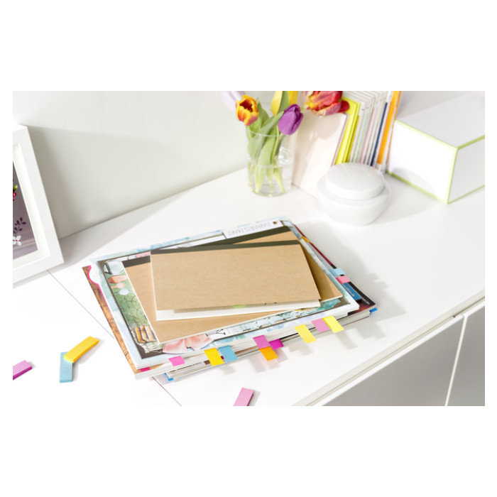 Markeerstrook Post-it 670-5-TFEN 15x50mm Energetic 5 stuks
