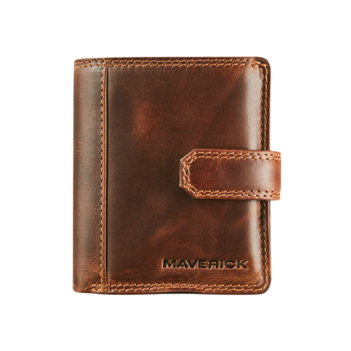 Kaarthouder Maverick The Original compact RFID leer bruin