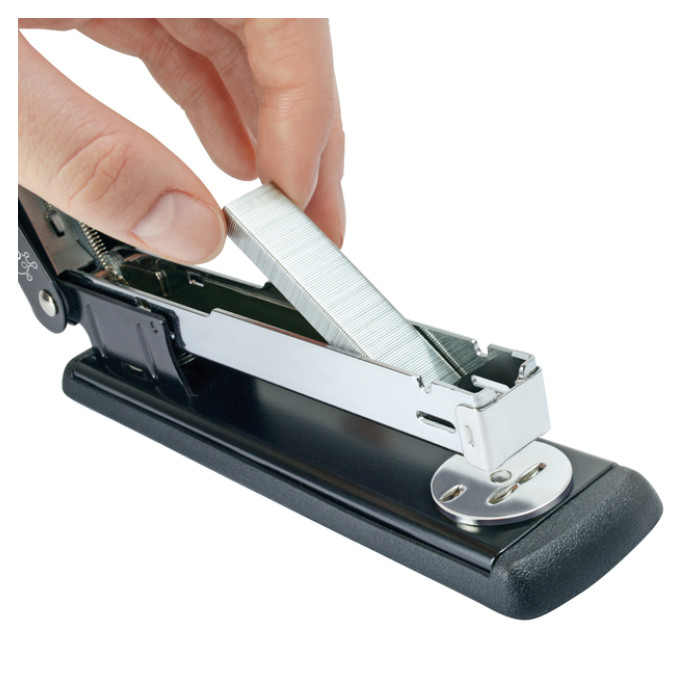 Nietmachine Rapesco Germ-Savvy Traditional Metal Marlin antibacterieel zwart