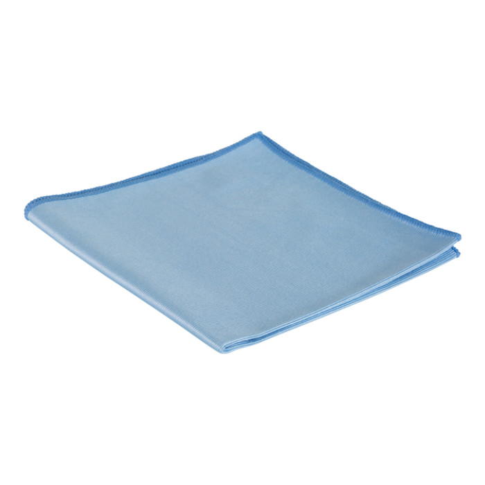 Glasdoek Cleaninq microvezel 40x40cm blauw 3 stuks