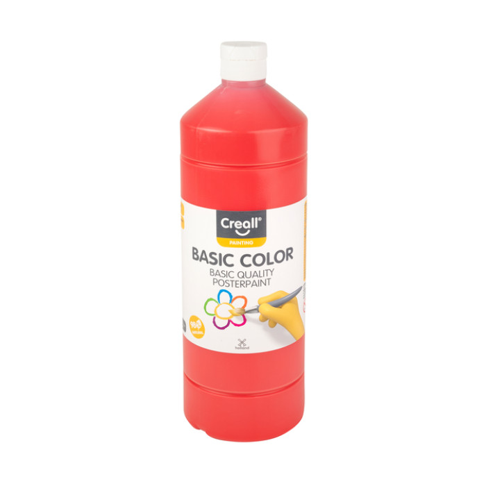 Plakkaatverf Creall basic lichtrood 1000ml