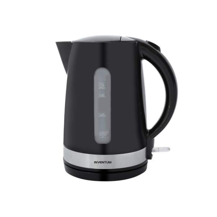 Waterkoker Inventum 1.7liter zwart met rvs