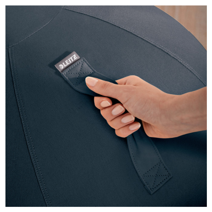 Actieve zitbal Leitz Ergo Cosy 65cm donkergrijs