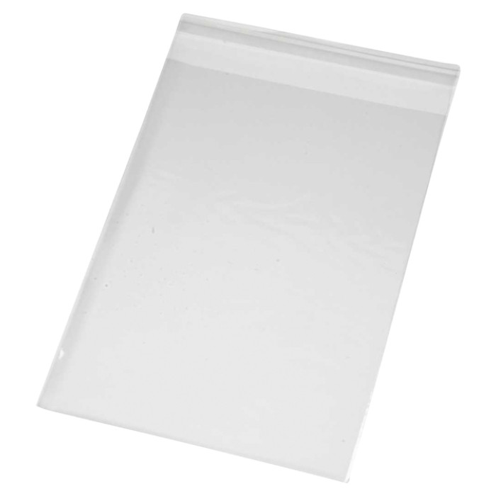 Cellofaanzak Creativ Company 17.3x12.3cm 25 micron met plakstrip 200st