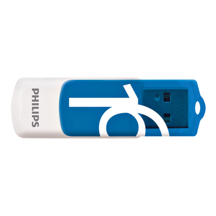 USB stick 2.0 Philips Vivid USB-A 16GB blauw