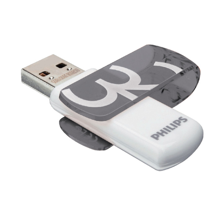 USB stick 2.0 Philips Vivid USB-A 32GB grijs