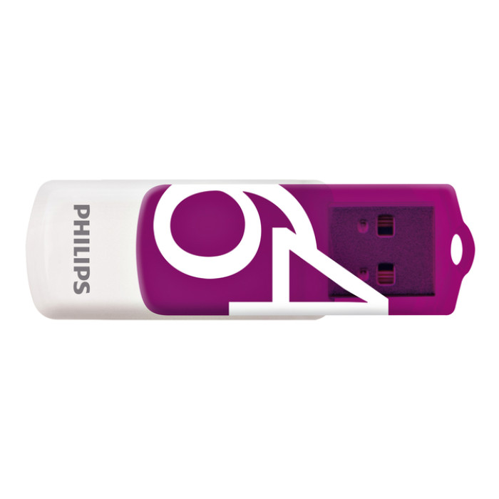 USB stick 2.0 Philips Vivid USB-A 64GB paars