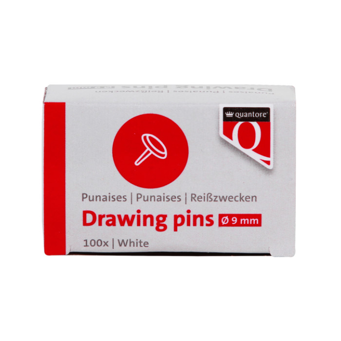 Punaises Quantore 100 stuks wit