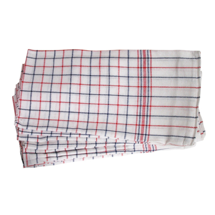 Theedoek Cleaninq nationale ruit 65x65cm 6 stuks
