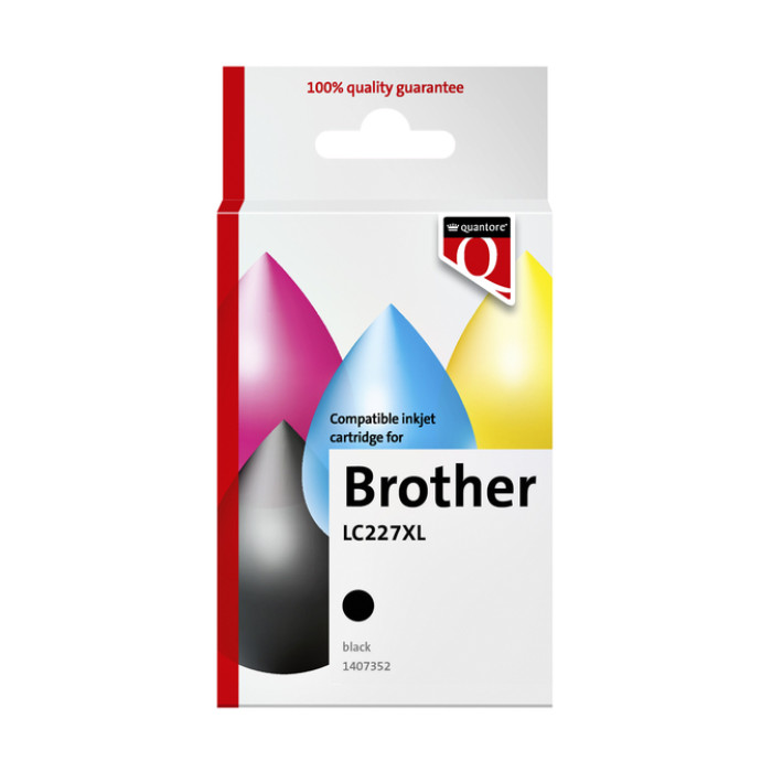Inktcartridge Quantore alternatief tbv Brother LC227XL zwart