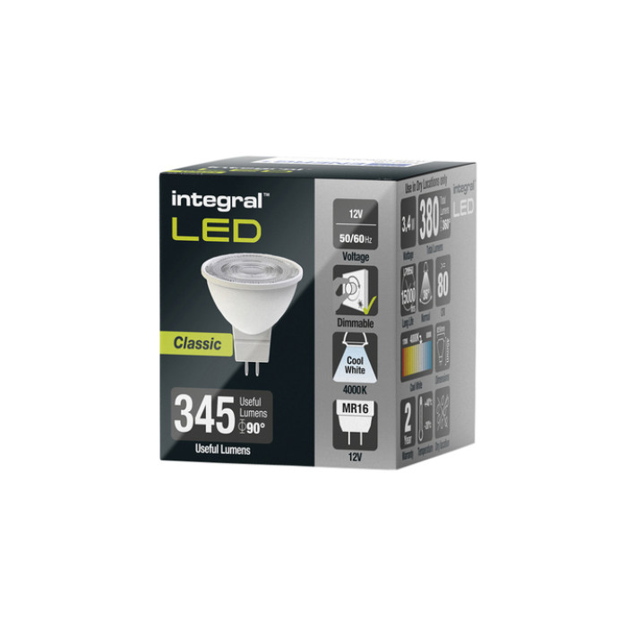 Ledlamp Integral MR16 4000K koel wit 4.6W 420lumen