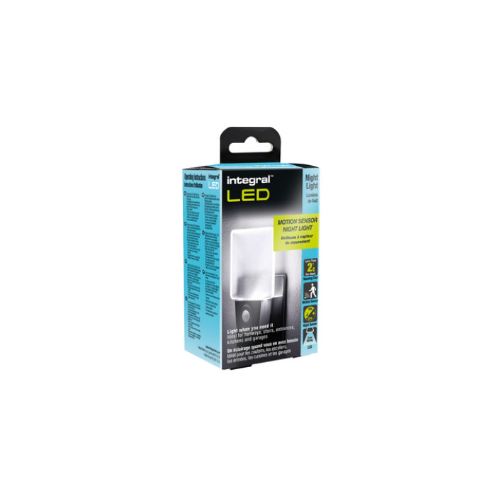 Led nachtlamp Integral 4000K koel wit 0.5W 220V 7lumen sensor
