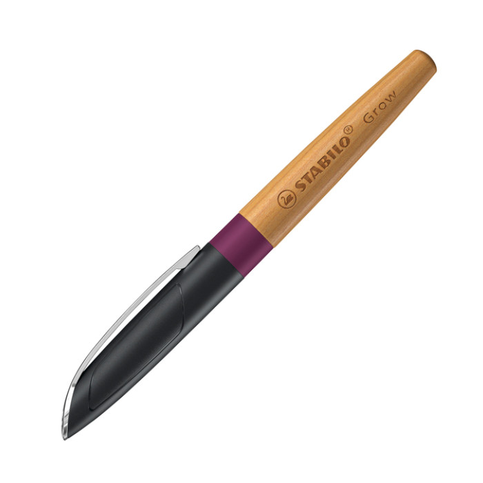 Vulpen STABILO Grow medium pruimenrood/kersen