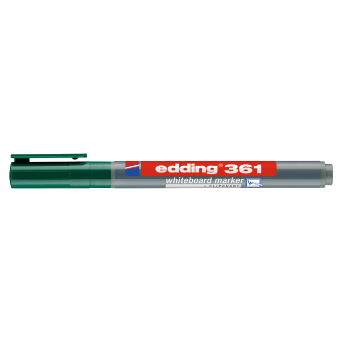 Whiteboardmarker edding 361 rond 1mm groen