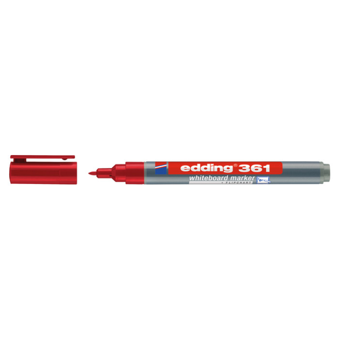 Whiteboardmarker edding 361 rond 1mm rood