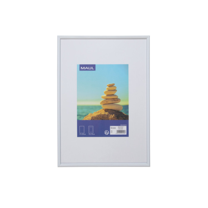 Fotolijst MAUL art 21x30cm kunststof frame wit