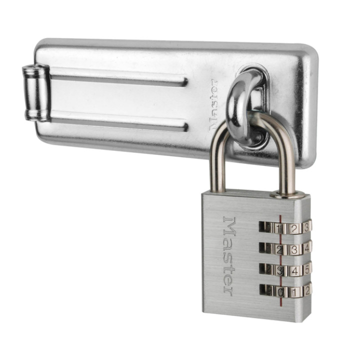 Hangslot MasterLock overval + aluminium 40mm