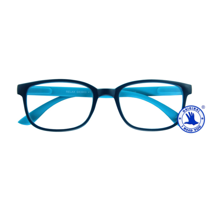 Leesbril I Need You +3.00 dpt Relax blauw-lichtblauw