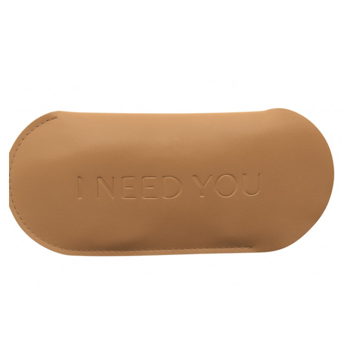 Leesbril I Need You +3.00 dpt Zipper bruin