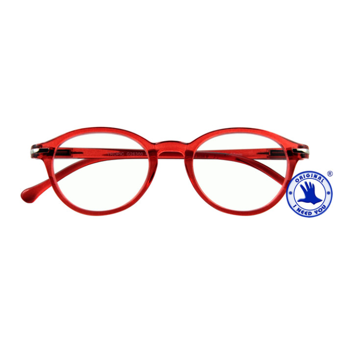 Leesbril I Need You +3.00 dpt Tropic rood