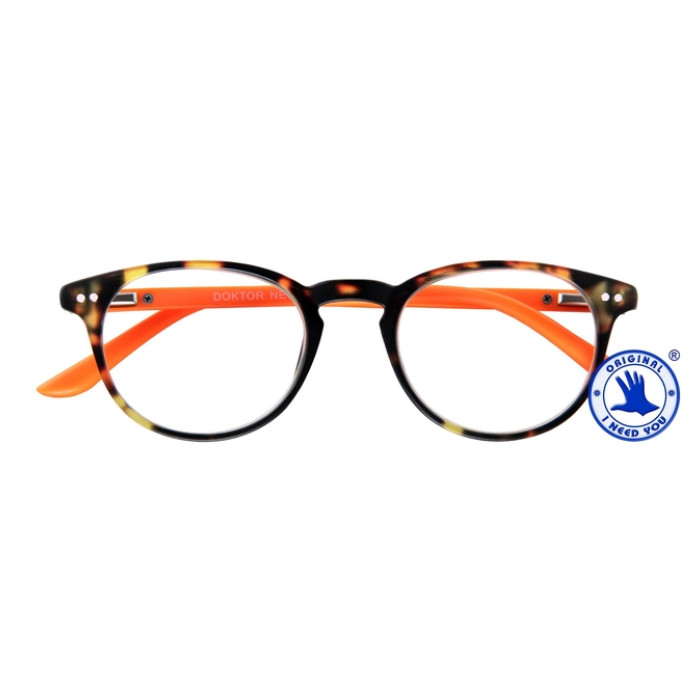 Leesbril I Need You +1.00 dpt Dokter New bruin-oranje