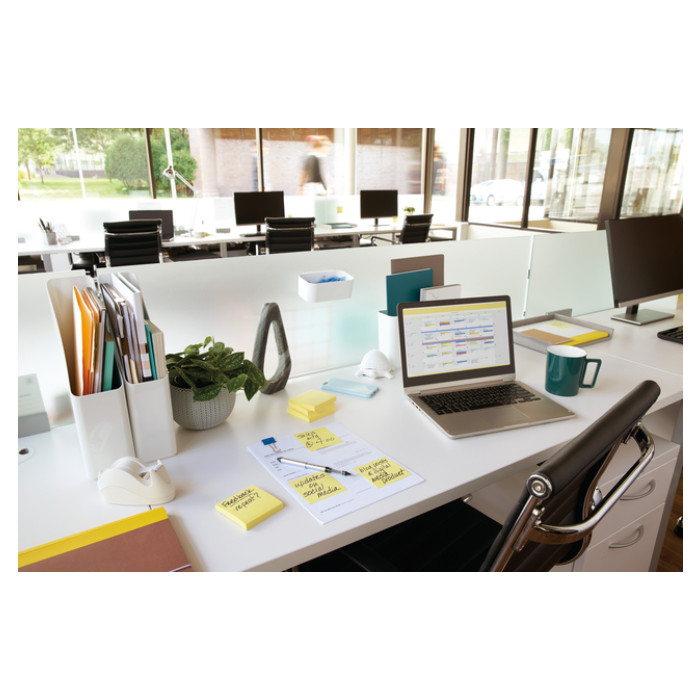 Memoblok Post-it 656 51x76mm canary yellow 12 stuks
