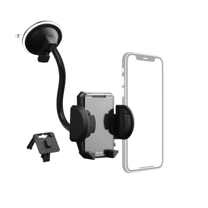 Smartphonehouder Hama 2-in-1 voor de auto