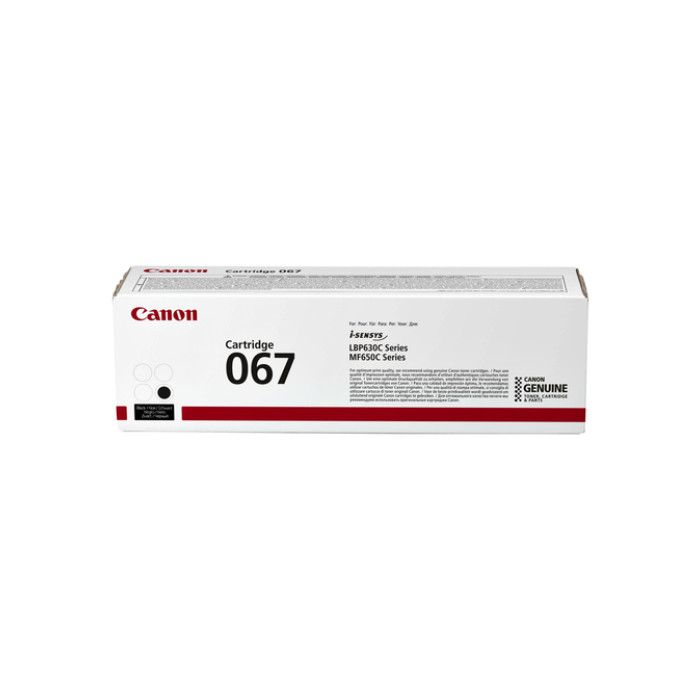 Tonercartridge Canon 067 zwart