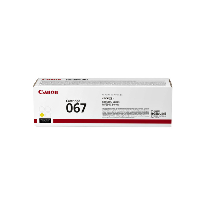 Tonercartridge Canon 067 geel