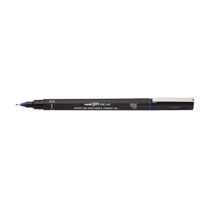 Fineliner Uni-ball Pin 0.5mm blauw