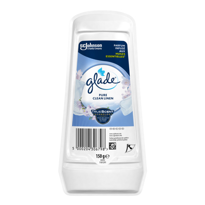 Luchtverfrisser Glade Gel Continu Pure Clean Linen 150gr