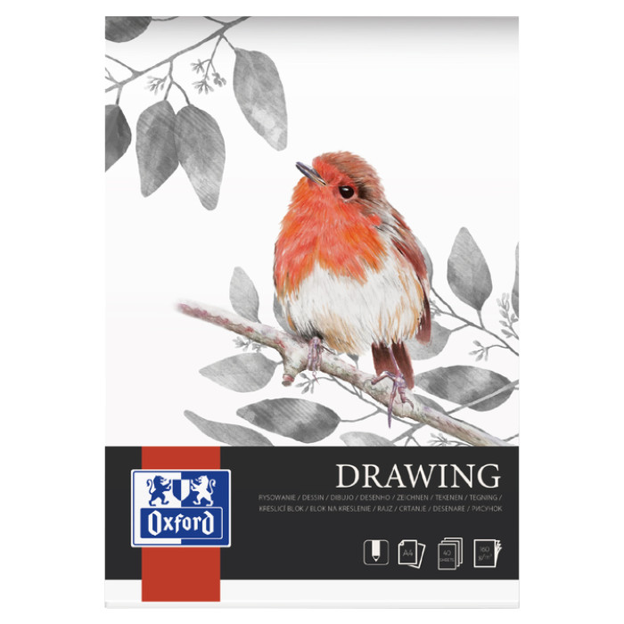 Tekenblok Oxford Drawing A4 40 vel 160 gram