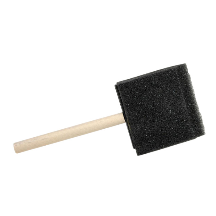 Foambrush Conda 1.5 40 mm 12 stuks hout