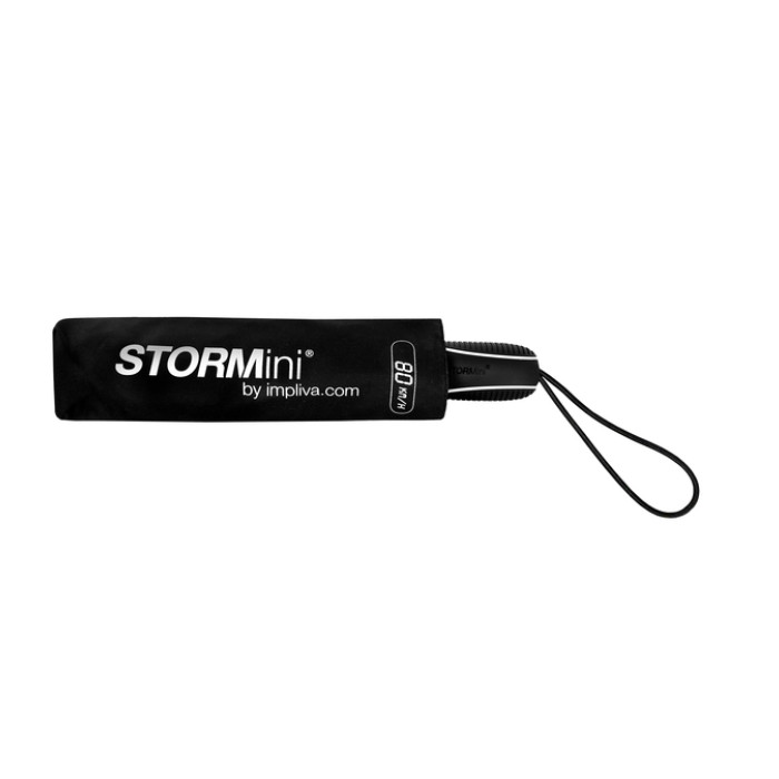 Paraplu STORMaxi®  opvouwbaar  Ø 90cm handmatige sluiting windproof zwart