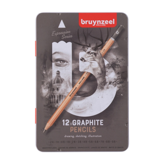 Potlood Bruynzeel Expression blik à 12 hardheden