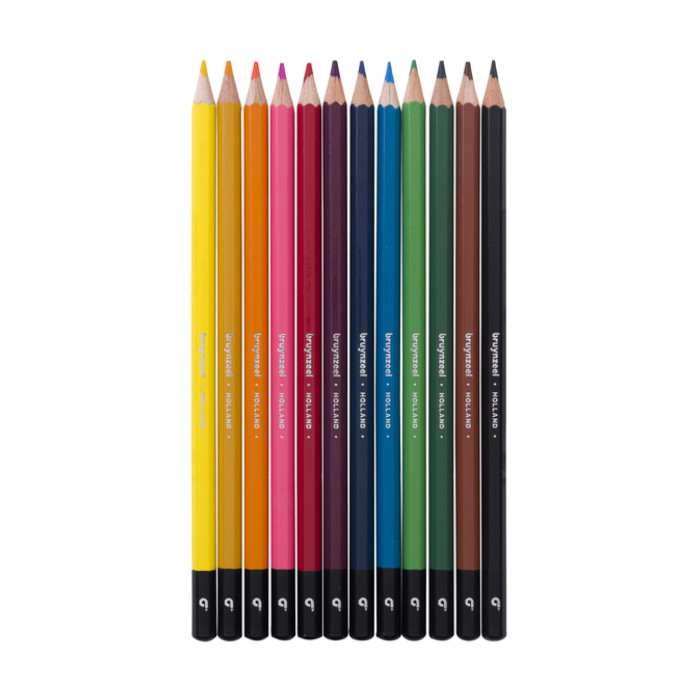 Kleurpotloden Bruynzeel assorti blik à 12 stuks