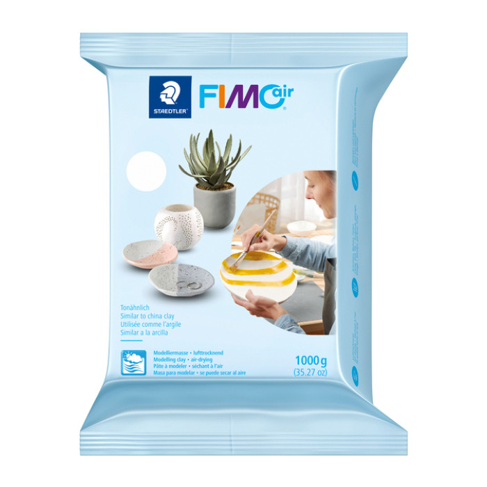 Boetseerklei Staedtler Fimo air 8101 1000 gram wit