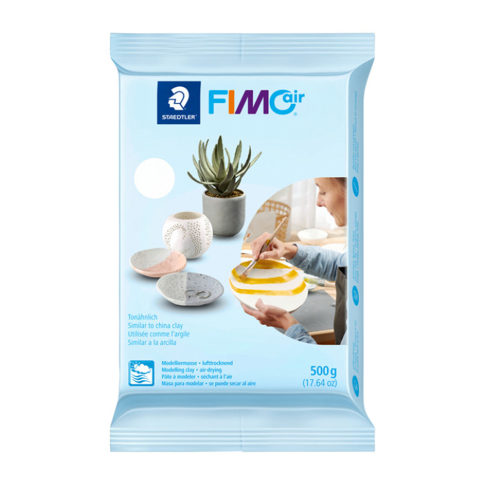 Boetseerklei Staedtler Fimo air 8100 500 gram wit