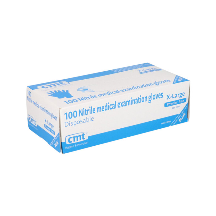 Handschoen CMT XL nitril blauw 100 stuks