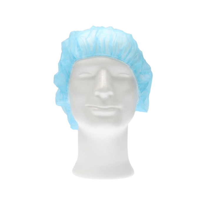 Haarnet CMT bouffant non-woven L 53cm PP blauw 100 stuks