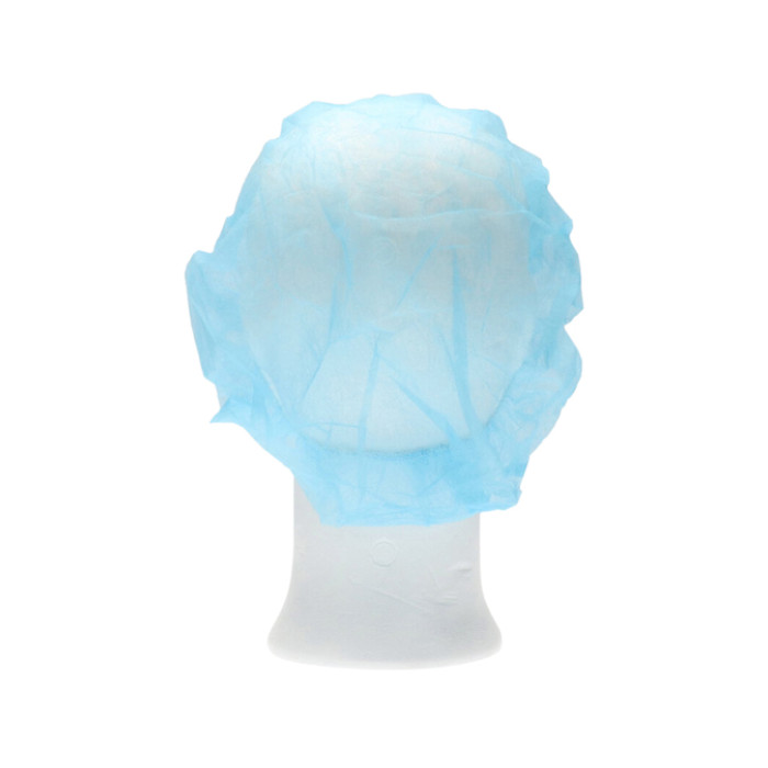Haarnet CMT bouffant non-woven L 53cm PP blauw 100 stuks