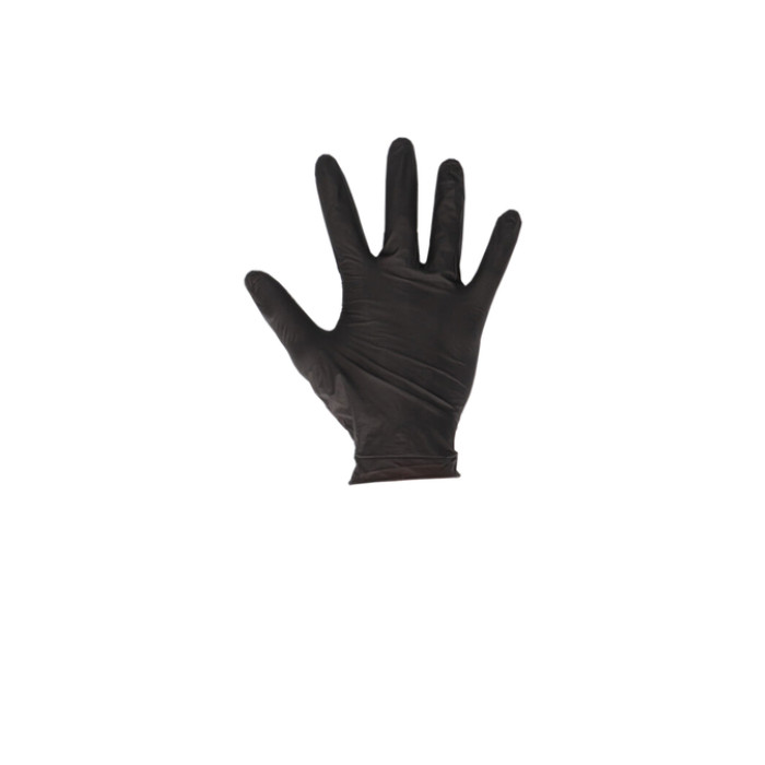 Handschoen CMT M soft nitril zwart 100 stuks