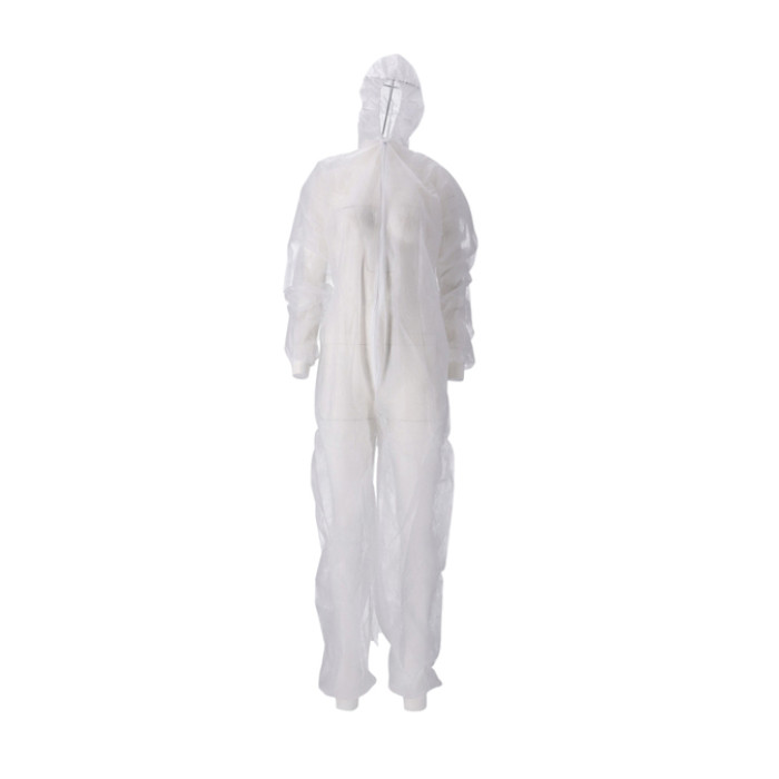 Overall CMT XL non-woven ritssluiting PP wit 50 stuks