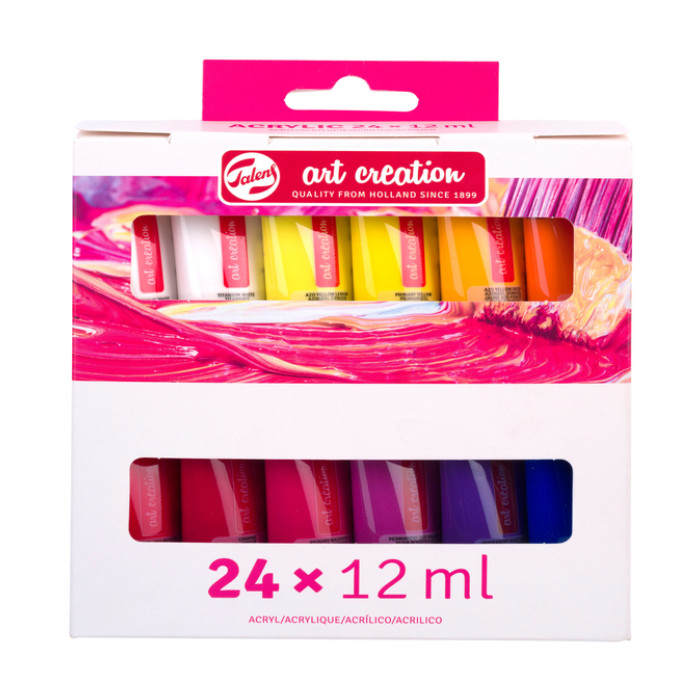 Acrylverf Talens Art Creation assorti 24 tubes à 12ml