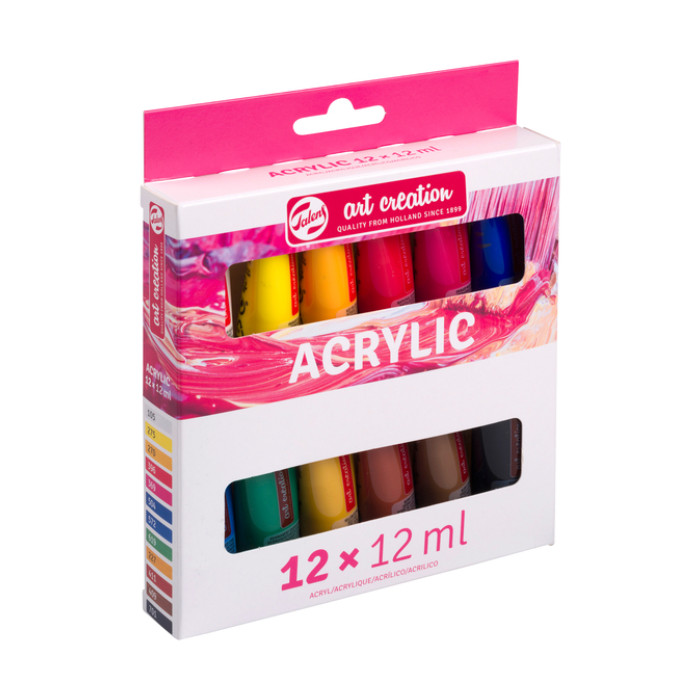 Acrylverf Talens Art Creation assorti 12 tubes à 12ml
