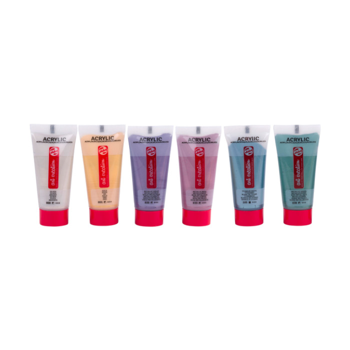 Acrylverf Talens Art Creation metallic assorti 6 tubes à 12ml